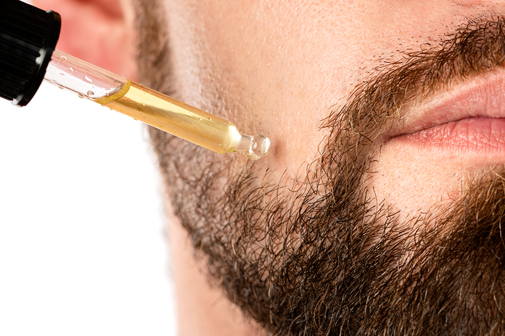 how to use beard oil with oil dropper