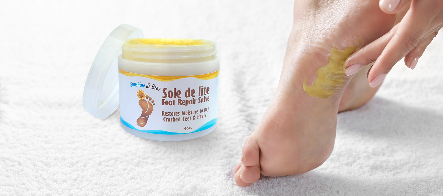 Foot repair salve cream lotion treatment for feet