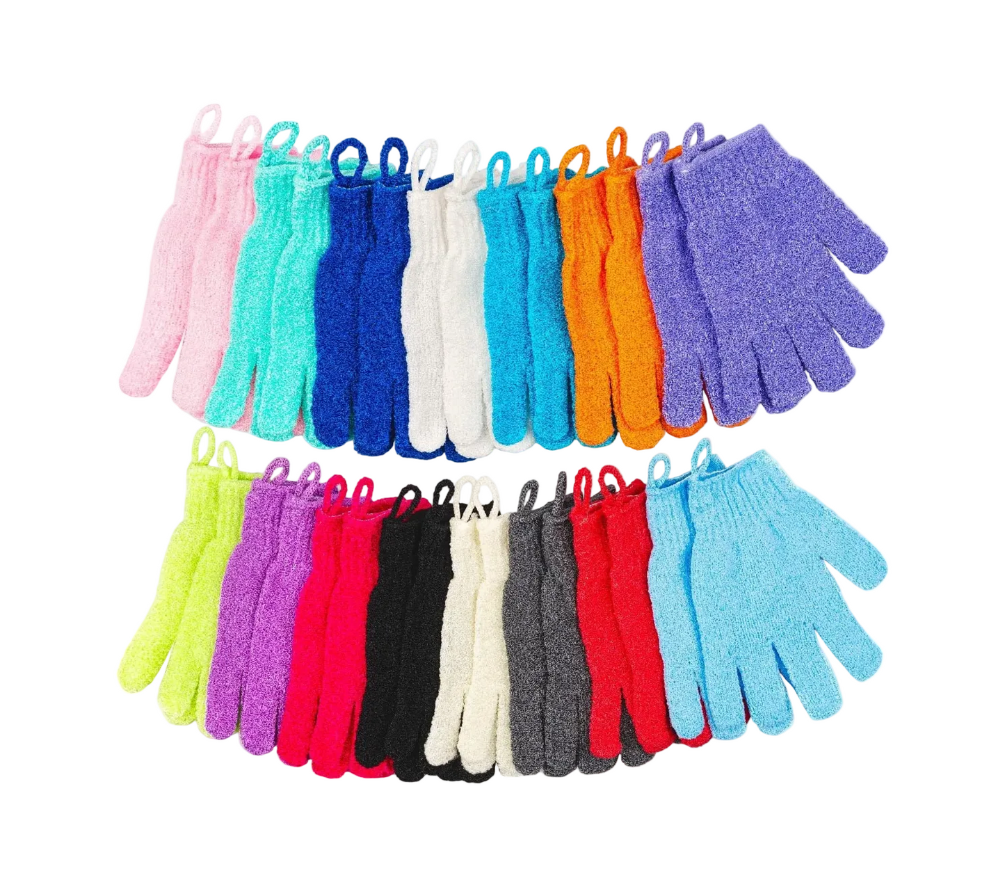 random selection of glove colors