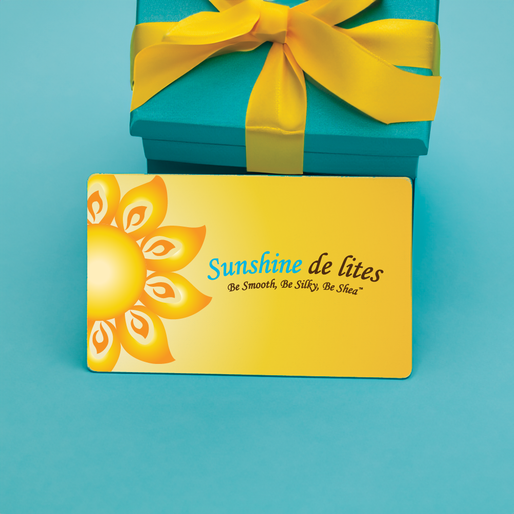 Gift card from sunshine de lites