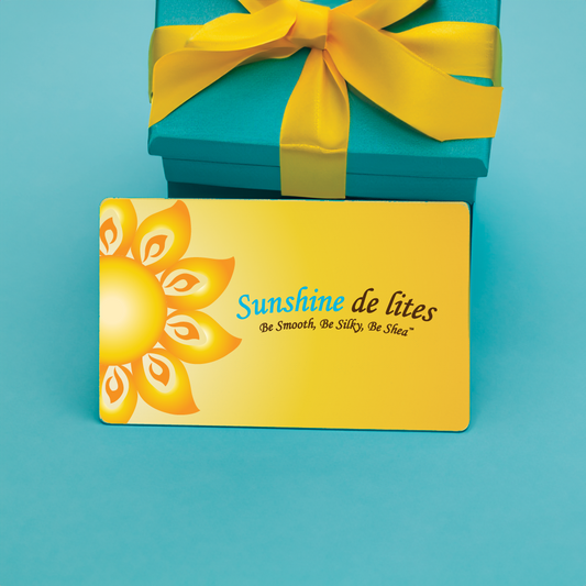 Gift card from sunshine de lites