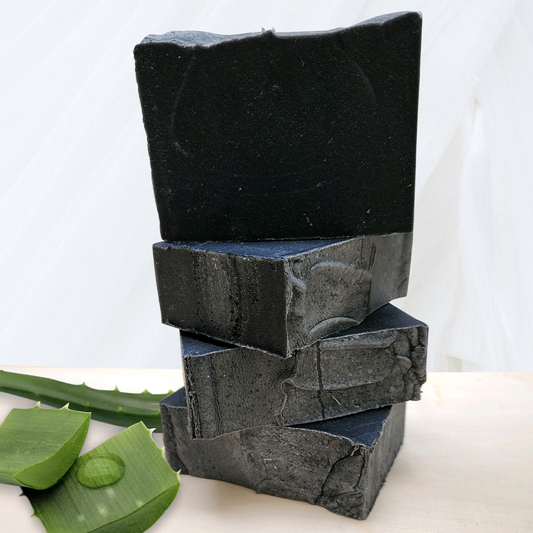 Charcoal and tea tree, bar. soap, soap bar, body and face soap