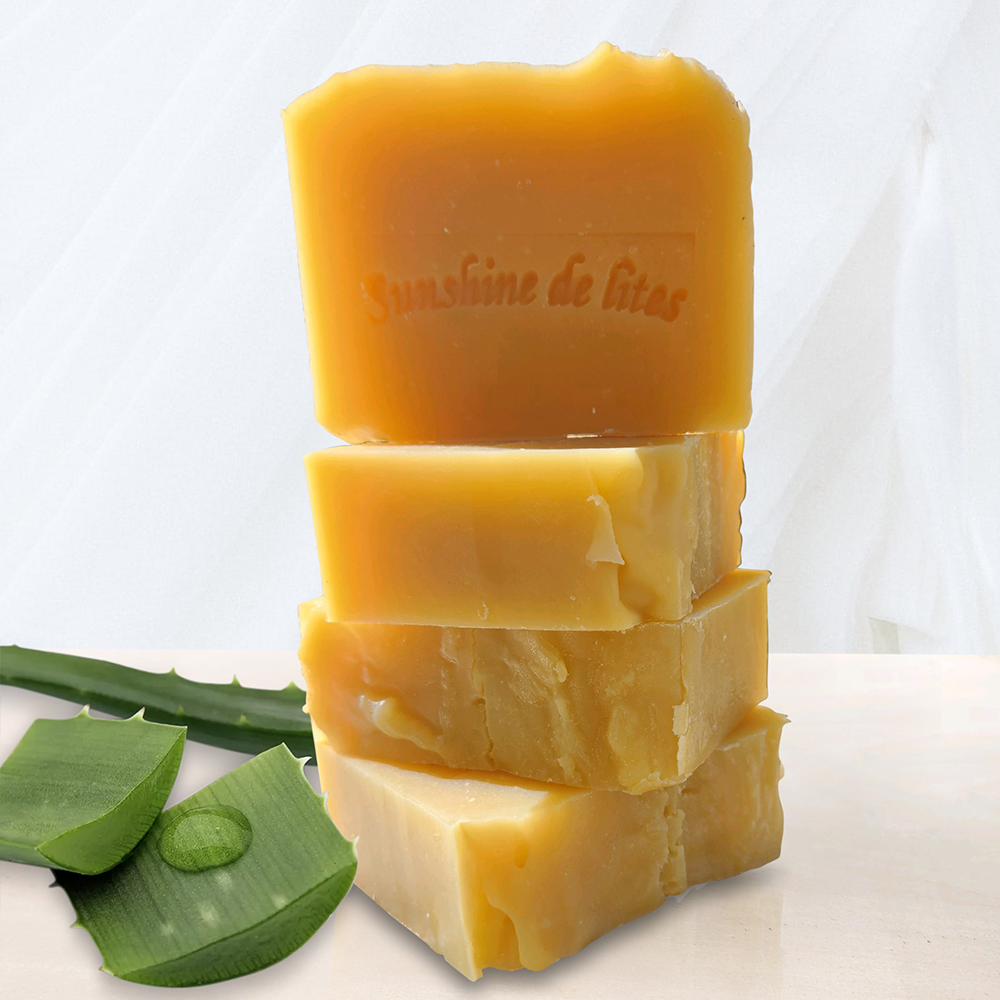 citrus cream scent bar soap with sea moss and yogurt for skin care fresh and clean soap